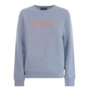 Indigo Blue Logo Sweatshirt Rund Hals