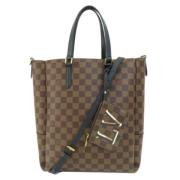 Pre-owned Canvas louis-vuitton-tasker