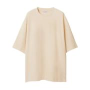 Beige Towelling T-shirts og Polos