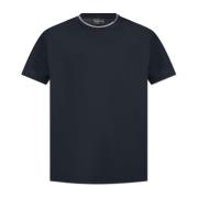 T-shirt med broderet logo