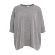 Luksuriøst Gråt Cashmere Strik AW24