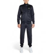 Sort Zip-Up Tracksuit til Mænd