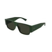 Grønne solbriller med grønne linser