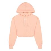 Cropped Small Script Logo Hodie Hoodie