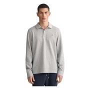 Shield Rugger Long Sleeve Polo