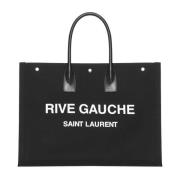 Sort Rive Gauche Tote Taske