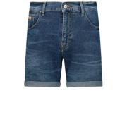 Shorts i blå denim