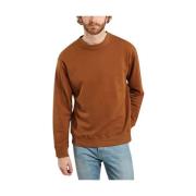 Brun Bomuld Lyocell Sweatshirt