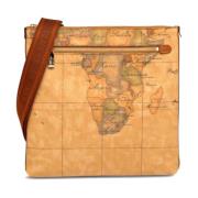 Geo Classic Skuldertaske Brun