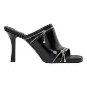 Lav Hæl Peep Toe Sandal