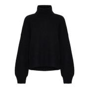 Sort Rollneck Sweater Alphagz Stil