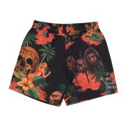 Herre Badeshorts Sort/Multi