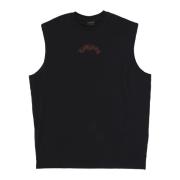 Slange & kranium tank top sort