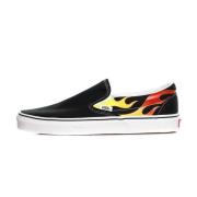 Flame Sorte Lave Slip-on Sko