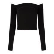 Sort Bardot Neckline Top