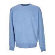 Blå Faded Crewneck Sweatshirt