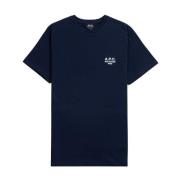 Broderet Navy Blue Logo Tee