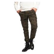 Camouflage Cargo Bukser Ekstra Slim Fit