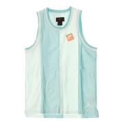 Basketball Tank Top med Asymmetrisk Hem