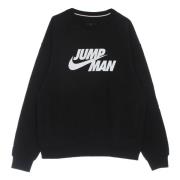 Fleece Crew Neck Sweatshirt Sort