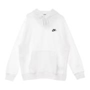 Club Fleece Hoodie Hvid/Sort