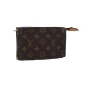 Pre-owned Canvas louis-vuitton-tasker