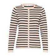 Stribet Cardigan Grå Morn Mila Stripe