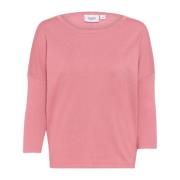 Milasz R-Neck Pullover Sweater Abrikos