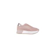 Pink Sport Sneakers Logo Ruskind Mesh