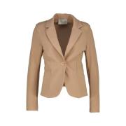 Beige Blazer til Kvinder