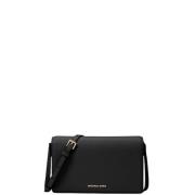 Sort Flap Crossbody Taske