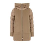 Varm Beige Dunjakke Fresia-Le