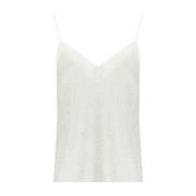 Ivory Beaded Georgette Top