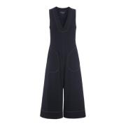 Tokyo Twill Jumpsuit Sort/Ivory Stitch