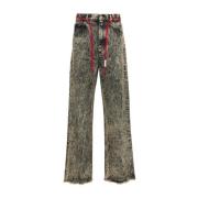 Marmoreret Flare Jeans