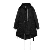 Sort Fishtail Parka Jakke