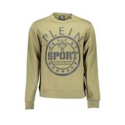 Grøn Logo Sweatshirt Bomuldsblanding