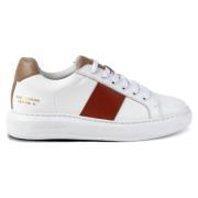 Håndlavet hvide rust Sneakers