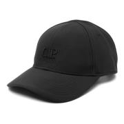 Sort Baseball Cap med Broderet Logo