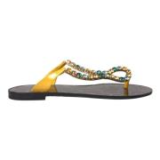 Multifarvet Krystal Sandaler Flip Flops