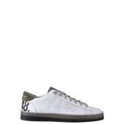 Hvide Grønne Sneakers F24jackc-m