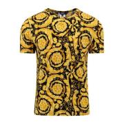 Barocco Print Bomuld T-Shirt