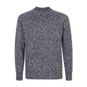 Sort Sweater Elegant Behagelig Stilfuld Mænd