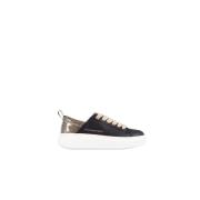 Sort Guld Eco Wembley Dame Sneakers