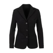 Vinter Sort Blazer Jakke