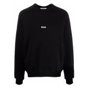 Sort sweater med mini logo