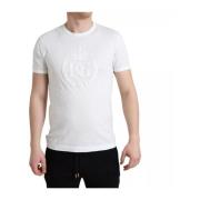 Hvid Logo Crew Neck T-shirt