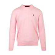 Pink Sweater Pullover Langærmet