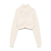 Chunky Strik Turtleneck Sweater