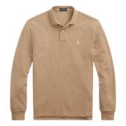 Custom Slim Fit Langærmet Poloshirt